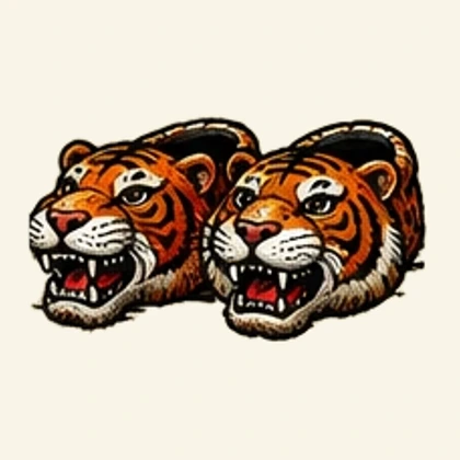 Tiger Slippers