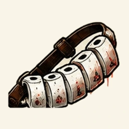 Toilet Paper Bandolier