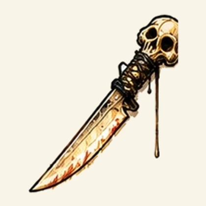 Glowing Bone Knife