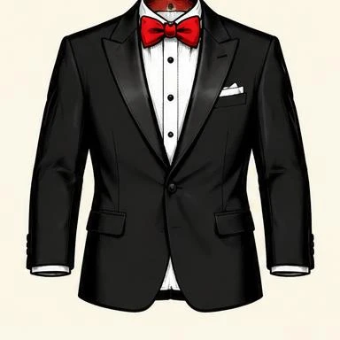 Red Tie Tuxedo