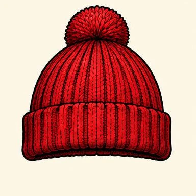 Red Winter Beanie