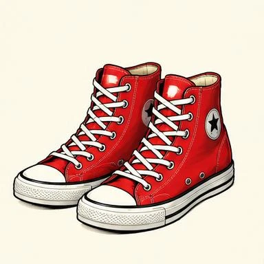Red Street High Tops